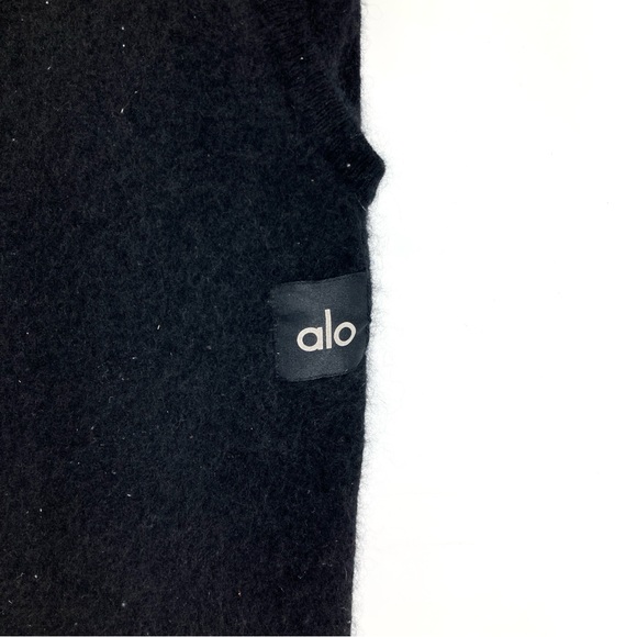 Alo Black Cashmere Jet Set Pants - Picture 4 of 8
